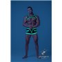 MASKULO - Youngero Y Men's Fetish Bulldog Harness Neon Green