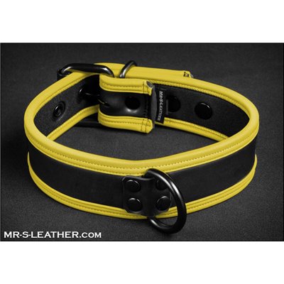 Neo Puppy Collar Yellow Piping
